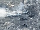 Destrukce ruských útoných kolon u Avdijivky (20. íjna 2023)