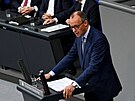 éf nmecké opoziní CDU Friedrich Merz v Bundestagu (19. íjna 2023)