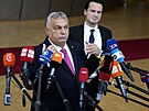 Maarský premiér Viktor Orbán se úastní summitu EU v Bruselu. (26. íjna 2023)