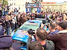 Na Hradanech startuje svtová rallye, je u toho i prezident Pavel