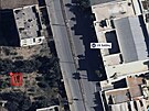 Izraelské obranné síly zveejnily satelitní snímek budovy OSN naproti...