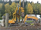 Na seku budovan dlnice D35 z Janova do Opatovce zaloili silnii nejdel...