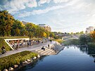 Vizualizace budouc podoby olomouck multifunkn tvrt antovka District,...