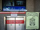 Informace o petici na cyklovi u nádraí v Hradci Králové (kvten 2018)