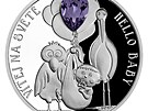 Stíbrná mince Crystal Coin - Vítej na svt 2023