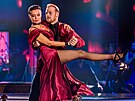 Iva Kubelková a Martin Prágr na StarDance XII (Praha, 21. íjna 2023)