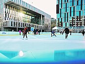 River Rink Karlín. Premiérové bruslení bude oteveno u 10. listopadu.