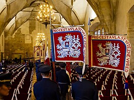 Na Pra�ském hrad� prob�hla zkou�ka p�edávání státních vyznamenání p�i...