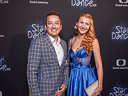 Petr Bende s partnerkou Bárou na StarDance XII (Praha, 21. íjna 2023)