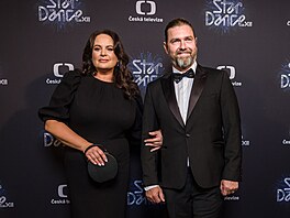 Jitka vanarová a Petr adek na StarDance XII (Praha, 21. íjna 2023)
