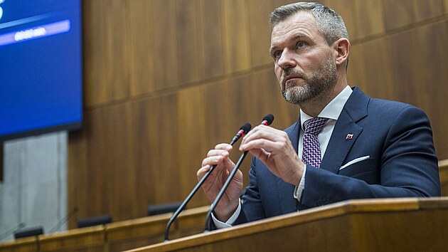 P�edseda slovensk�ho parlamentu Peter Pellegrini (25. ��jna 2023)