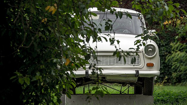 Trabant 601 v parku v praských Satalicích