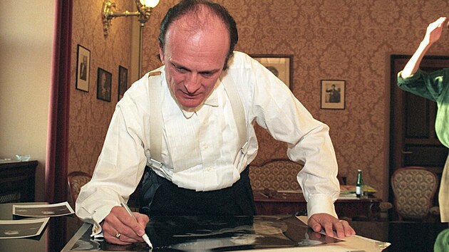 Dirigent Zdenk Mcal na snmku z roku 1996