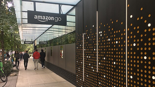 Amazon GO v americkm mst Seattle. (18. jna 2023)