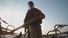 Izraelská armáda zve�ejnila záb�ry z pou�ití ni�ícího raketomet Iron Sting