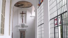 Vrcholn barokní pestavba dominikánského klátera ve Znojm.