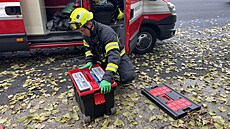 Hasi�i zasahují u úniku kyseliny dusi�né v pr�myslovém areálu v...