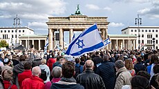 Shromádní na podporu Izraele v Berlín. (22. íjna 2023)