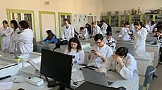 Moderní  a nadčasová biologická laboratoř se špičkovou technikou