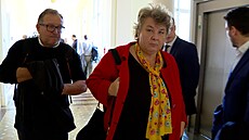 Obžalovaná učitelka Martina Bednářová u Městského soudu v Praze (25. října 2023)