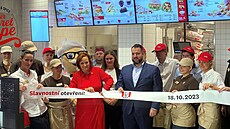 Slavnostní otevení nové restaurace KFC v libereckém Foru.