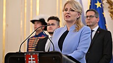 Slovenská prezidentka Zuzana �aputová (25. �íjna 2023)