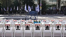 V izraelském Tel Avivu prosteli stl pro tém dv stovky rukojmích, které...