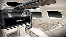 Vrcholem nabídky Lexusu LM je �ty�místná verze s odd�lenou zadní �ástí se dv�ma...