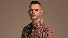 Tomá� Slavík p�i focení pro anketu Esquire Man