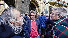 Podpo�it bývalého prezidenta Václava Klause p�i�el také d�kan Národohospodá�ské...