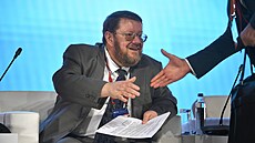 Ruský politolog Jevgenij Satanovskij. (15. srpna 2023)
