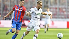 Momentka z utkání Plze� - Karviná.