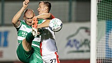 Momentka ze zápasu Bohemians - Slavia Praha.