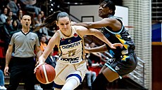 Chomutov, 26. 10. 2023. EuroCup basketbalistek. BK Levhartice Chomutov -...