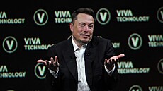 Elon Musk na veletrhu Viva Technology (16. června 2023)