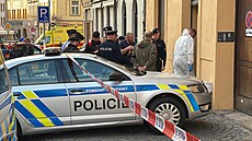 Policie vyetuje pípad napadení noem na praském ikov. (21. íjna 2023)