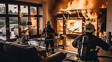 Po�ár od krbu není v�bec nic výjime�ného.