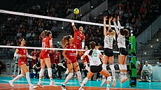 Momentka z utrání Alba Blaj - KP Brno.