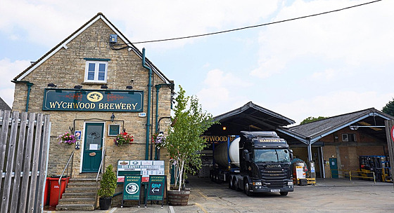 Na snímku je budova pivovaru Wychwood ve Velké Británii. (17. srpna 2016)