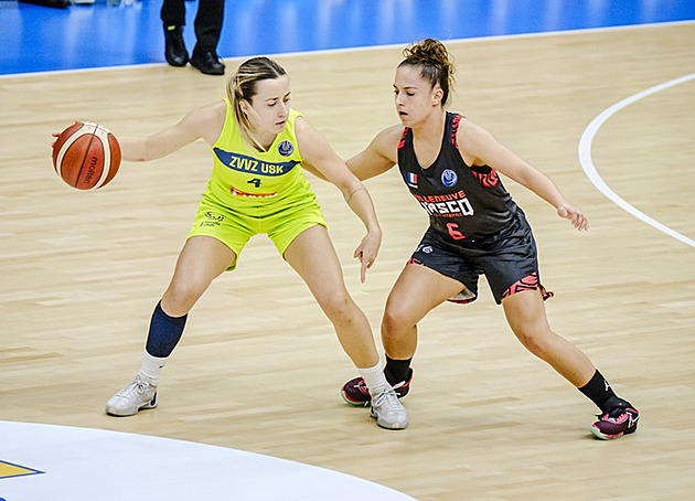 Basketbalistky USK Praha vyhrály ligovou dohrávku v Ostravě