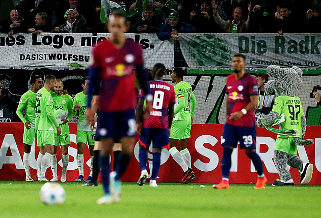 Černý prvním gólem za Wolfsburg rozhodl o pohárové výhře nad Lipskem