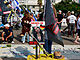Fotka Shani Nicole Loukové na demonstraci v Tel Avivu, kterou uspoádali...