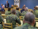 Prezident Petr Pavel na n�v�t�v� Velitelstv� pozemn�ch sil.