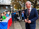 Prezident Petr Pavel v r�mci sv� dvoudenn� n�v�t�vy Olomouck�ho kraje dorazil i...