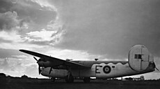 Typ letadla RAF B-24 Coastal Command Liberator z roku 1943