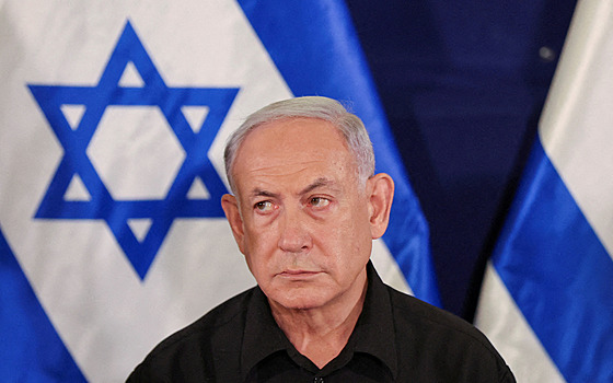 Izraelský premiér Benjamin Netanjahu (28. íjna 2023)