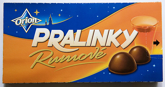Rumové pralinky znaky Orion
