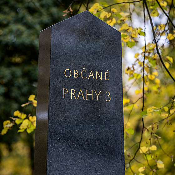Obecní hrobka Prahy 3 na Olanských hbitovech (3. listopadu 2023)