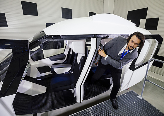 P�edstavení konceptu bezpilotního dronu, který by mohl slou�it jako aerotaxi...