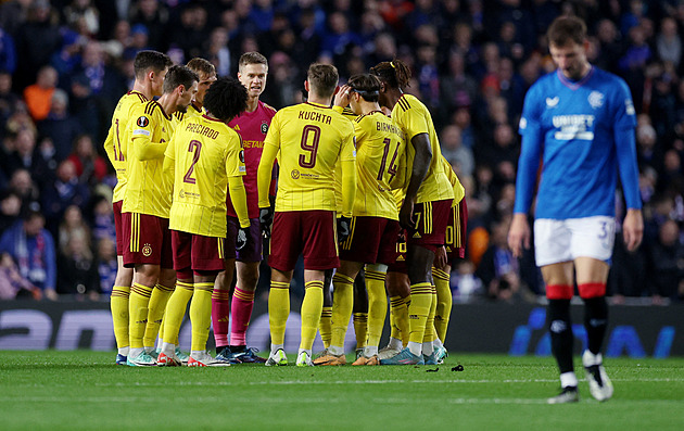 Rangers - Sparta 2:1, zlepšení po úvodu hrůzy nestačilo, postup se vzdaluje